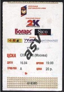 2005. ЦСКА - Спартак Москва. Мини футбол. 16.04.2005 1