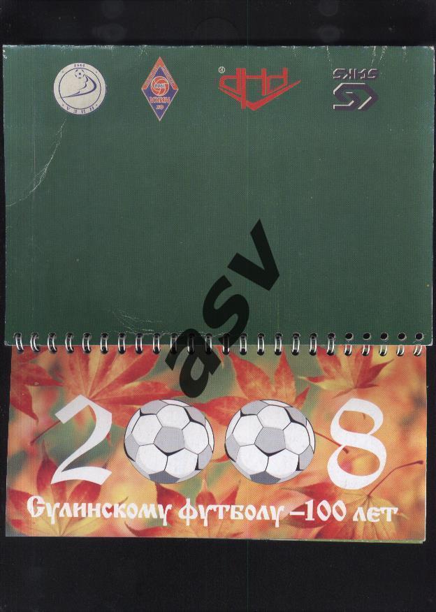 2008-2009 100 лет Сулинскому футболу Календарь