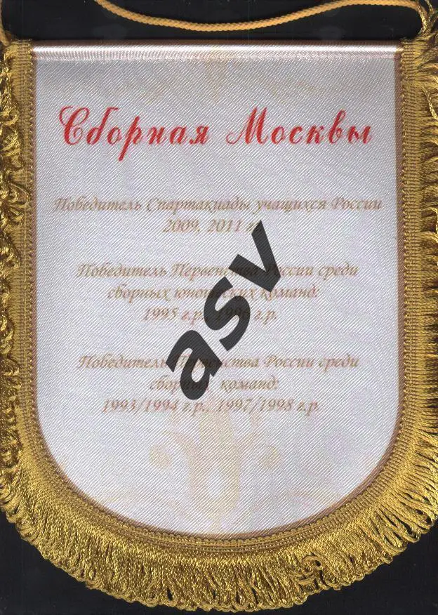 2010 Вымпел 100 лет Московской Федерации футбола- сборная Москвы 1