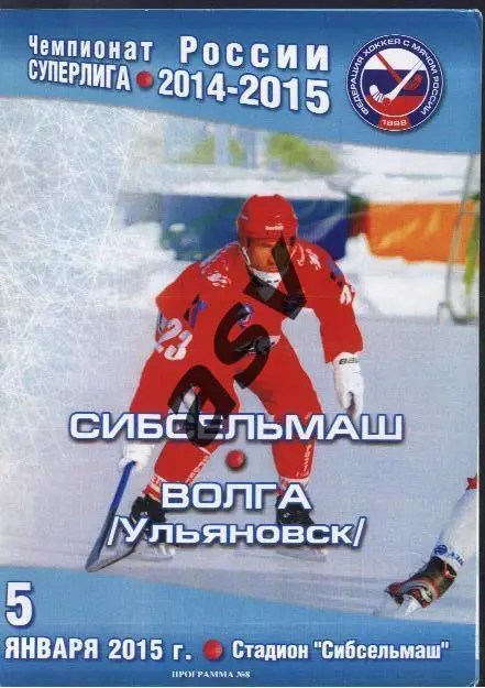 Сибсельмаш Новосибирск - Волга Ульяновск - 05.01.2015
