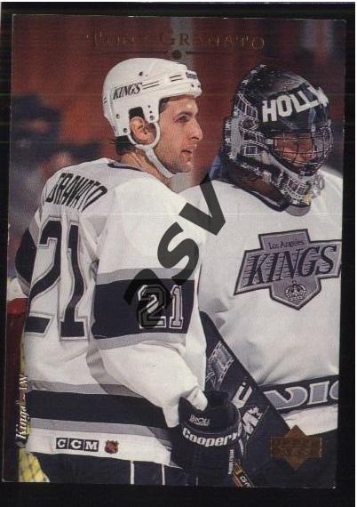 Tony Granato / Тони Гранато / Los Angeles Kings / Upper Deck NHL 1995-1996 № 201
