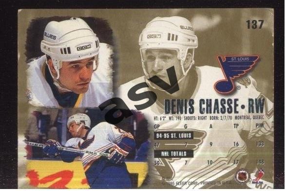 Denis Chasse / Денис Шассе / Сент-Луис Блюз / St. Louis Blues 1