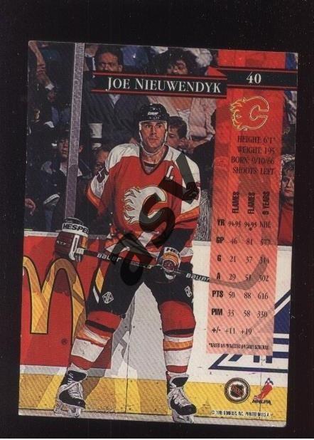 Joe Nieuwendyk / Джо Нуиндайк / Калгари Флеймз / Calgary Flames 1