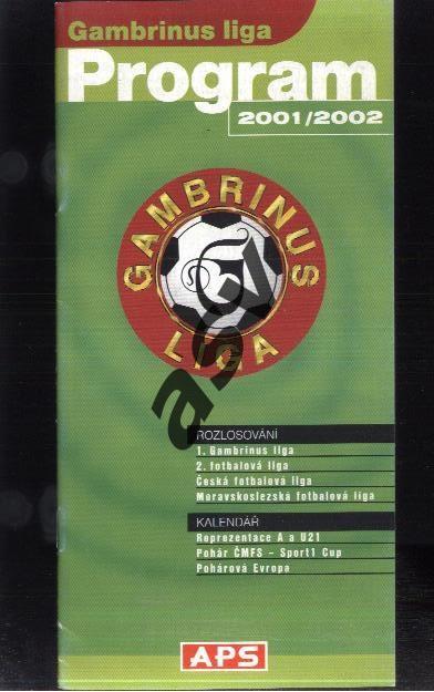 Чехия. Чешская лига / Gambrinus liga. 2001/2002