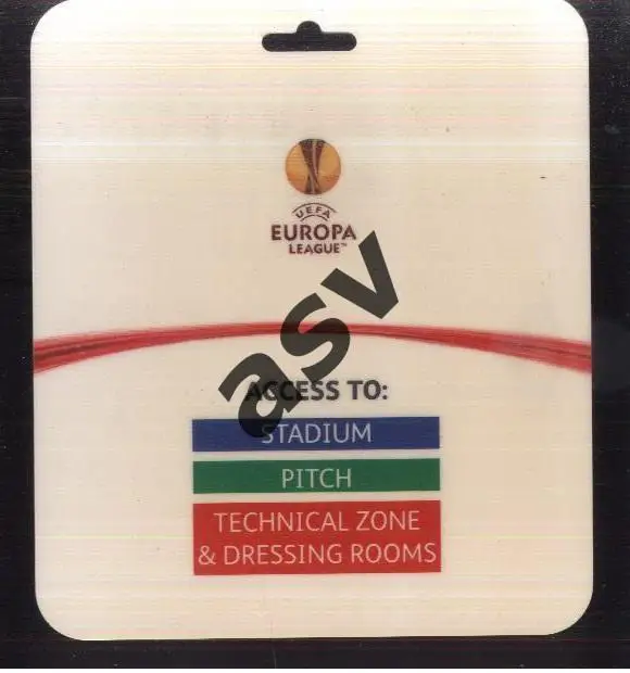 Зенит Санкт-Петербург - АЕК Афины — 30.09.2010 Лига Европы Аккредитация УЕФА 1