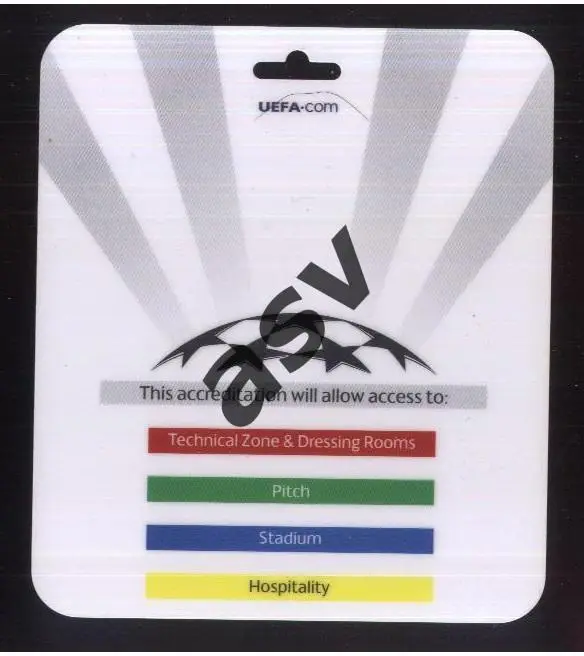 Копенгаген Дания - Рубин Казань — 14.09.2010 Лига Чемпионов Аккредитация УЕФА 1