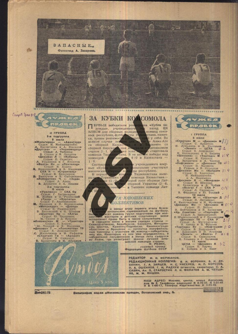 1964 Футбол № 27 1