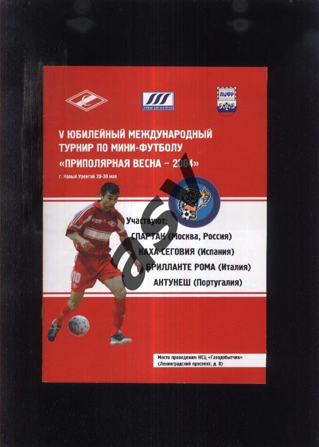 V международный турнир по мини-футболу Приполярная весна — 28-30.05.2004..