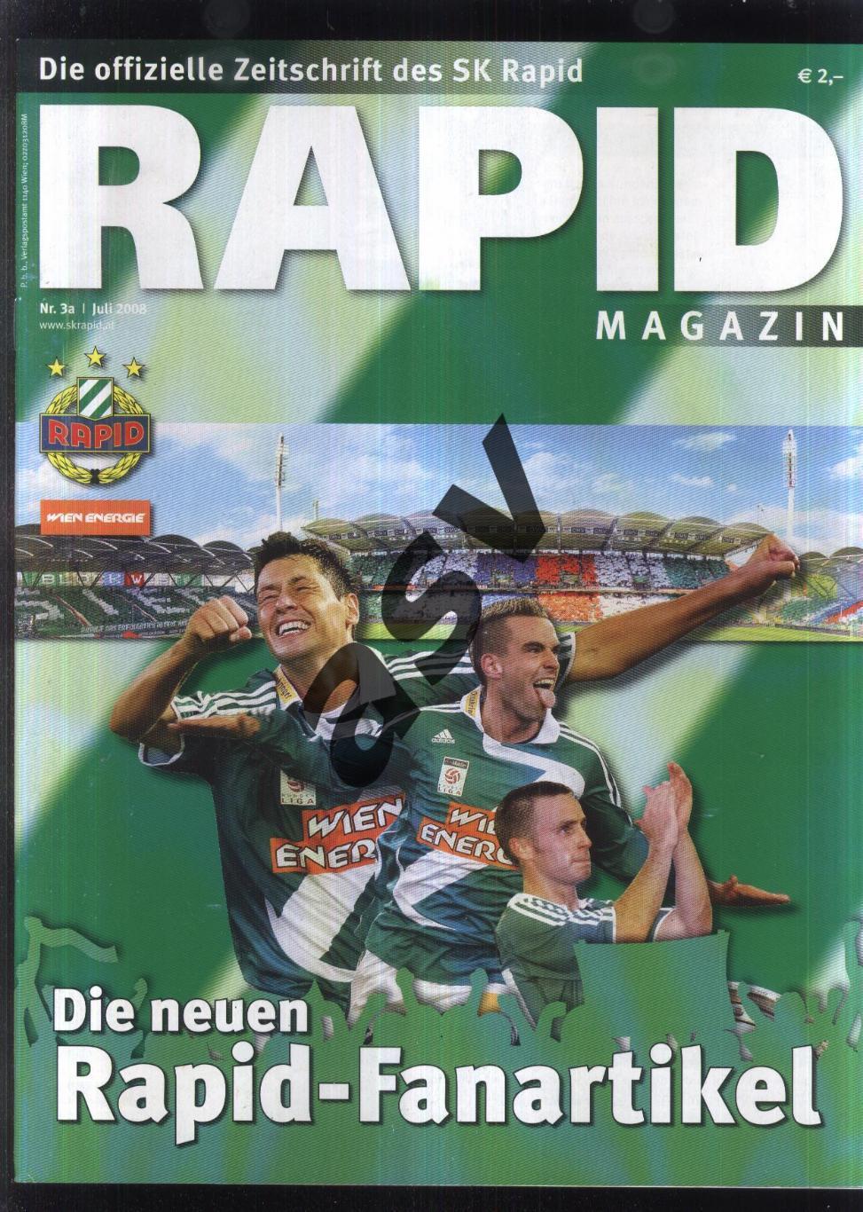 2008 / Журнал / Rapid Magazin / Рапид Вена / № 3а