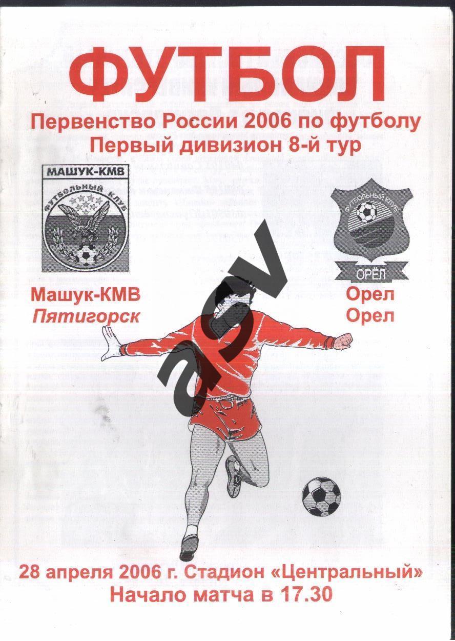 Машук Пятигорск - Орел — 28.04.2006