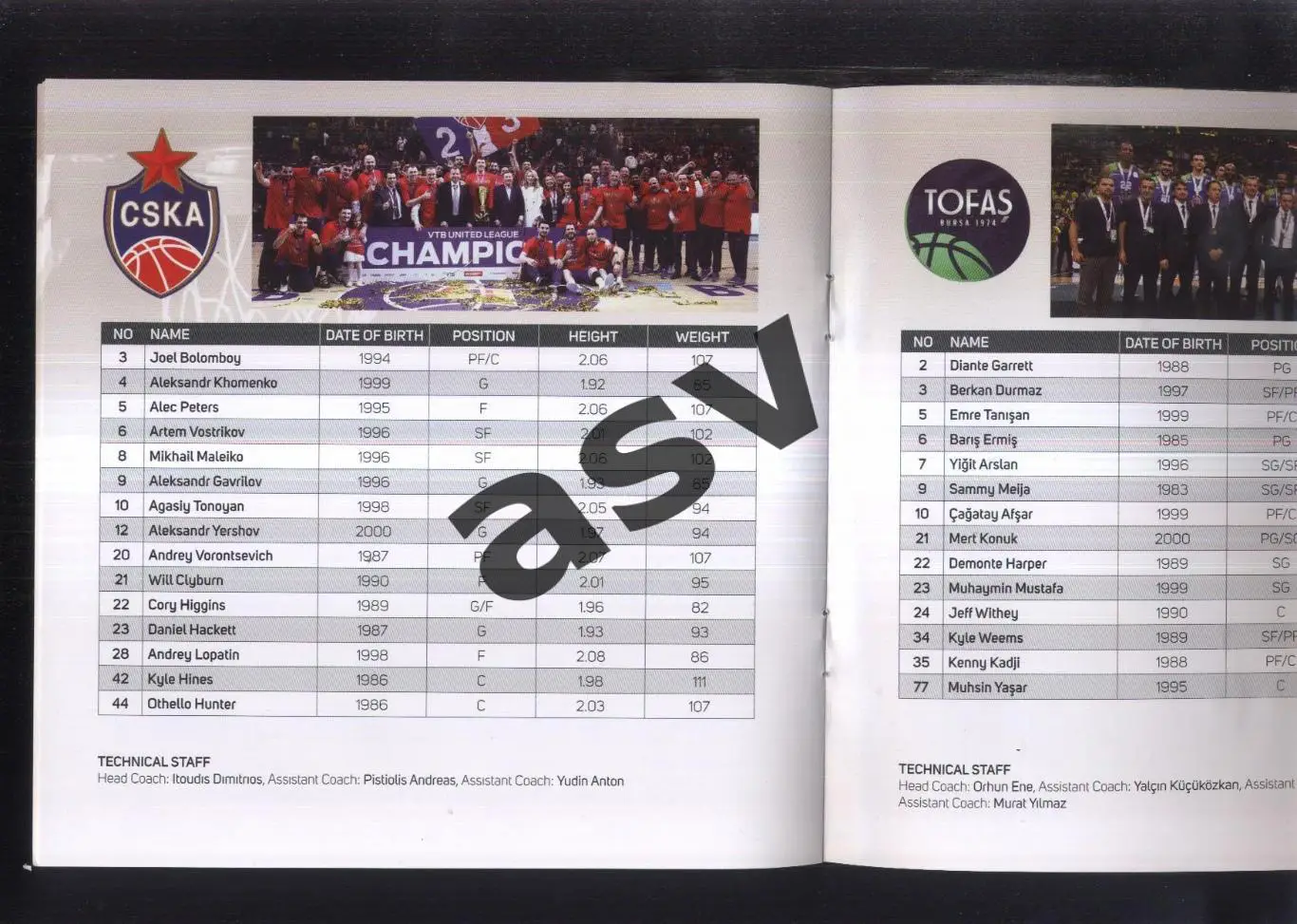 Gloria Cup — 12-16.09.2018. Анталья Белек Турция - ЦСКА, Монако, Жальгирис 2