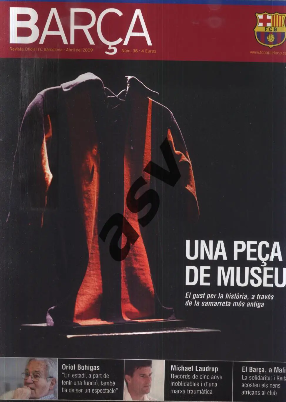 2009 Barсa / Официальный журнал ФК Барселона / № 38 апрель