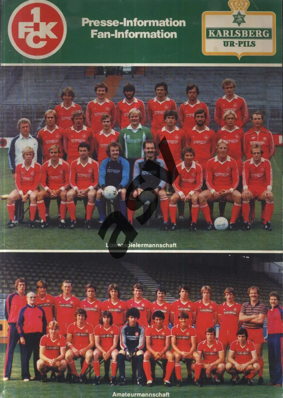 1980/1981 Кайзерслаутерн ФРГ / Папка для бумаг