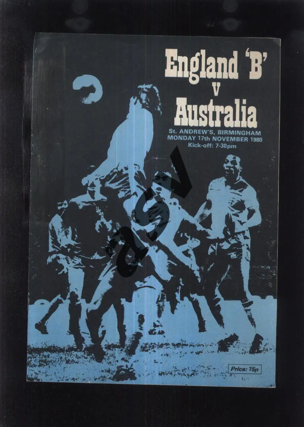 Англия В - Австралия — 17.11.1980 ТМ
