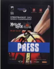 Чемпионат мира по баскетболу 3х3 Москва — 29-31.07.2010 Аккредитация Пресса