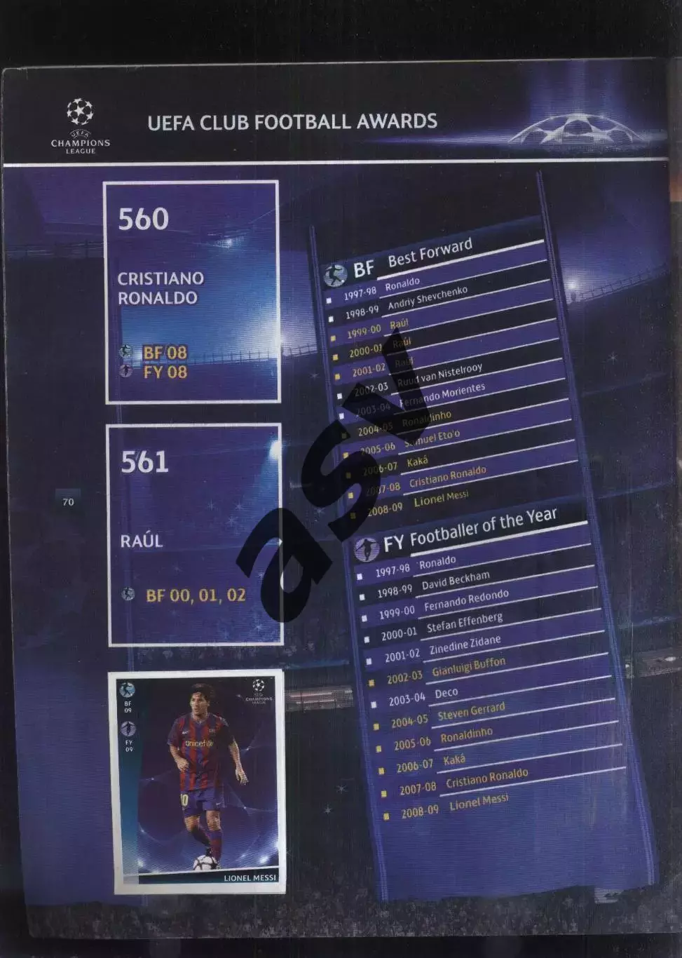 Альбом Лига Чемпионов 2009-2010 (Champions League, Panini, Панини) 5