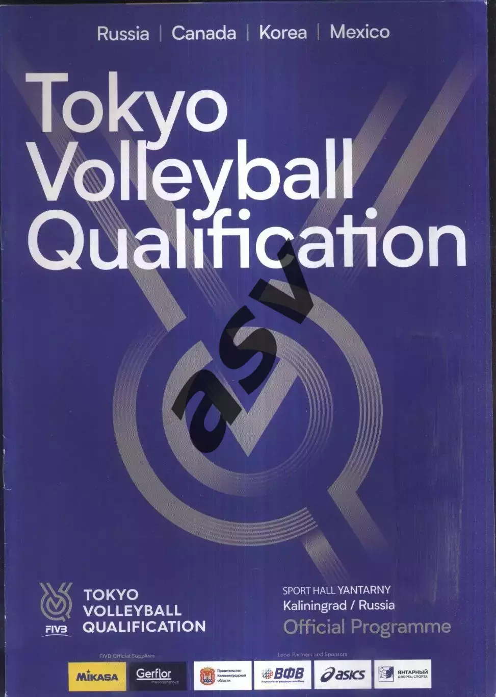 Волейбол Отборочный Олимпийский турнир Калининград — 02-04.08.2019 Женщины