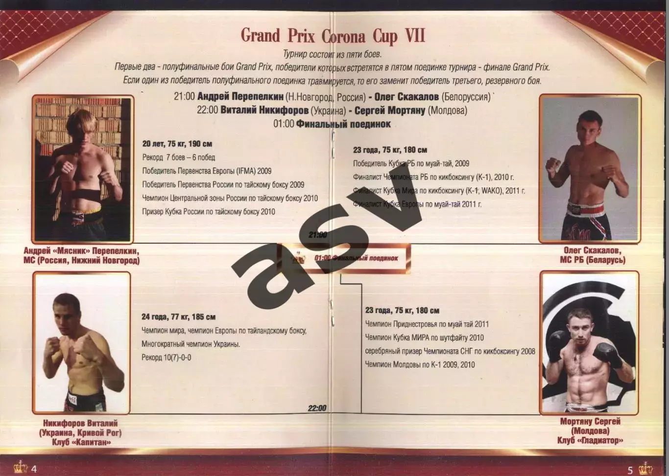 Бокс Муай-тай ММА К-1 Corona Cup VII Москва — 19.11.2011 Участники на фото 2