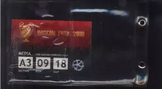 Манчестер Юнайтед - Челси Лондон — 21.05.2008 Аккредитация Пресса