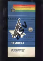 ХХV Чемпионат СССР Прыжки на батуте — 16-18.08.1991 (?) Витебск