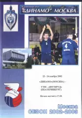 Динамо Москва - УЭМ-Изумруд Екатеринбург — 23-24.11.2002