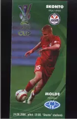 Сконто Рига Латвия - Мольде Норвегия —24.08.2006 Кубок УЕФА