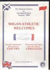 Уиган Атлетик Англия - Ист Файф Шоландия + Легия Польша — 02-06.08.1980 МТМ