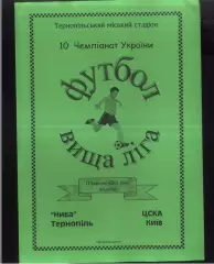 Нива Тернополь — ЦСКА Киев — 11.03.2001