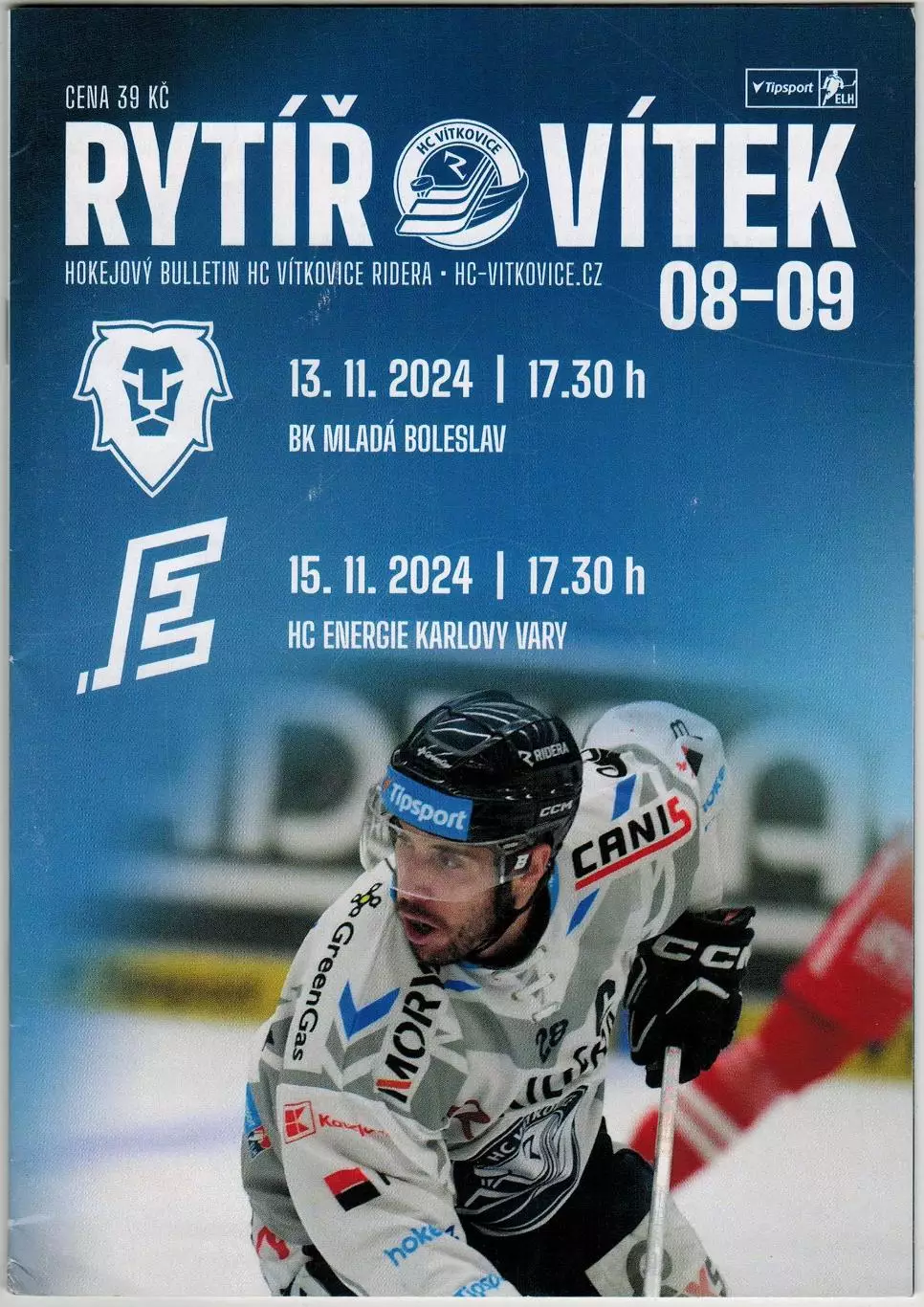 Витковице Ридера Острава – БК Млада Болеслав + Энерги Карловы Вары 13/15.11.2024