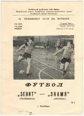 Зенит Челябинск – Знамя Арзамас 05.06.1991
