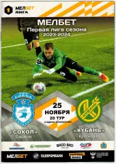 Сокол Саратов – Кубань Краснодар 25.11.2023 / Отчеты Арсенал Тула Нефтехимик