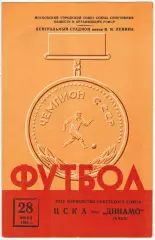 ЦСКА – Динамо Киев 28.06.1962