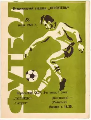 Торпедо Владимир – Сатурн Рыбинск 23.07.1978