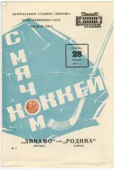 Динамо Москва – Родина Киров 28.01.1984