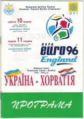 Украина – Хорватия 10-11.06.1995 Молодежные и национальные сборные (отбор ЧЕ-96)
