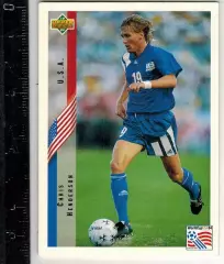 Чемпионат мира по футболу-1994 Chris Henderson/Крис Хендерсон США Upper Deck #12