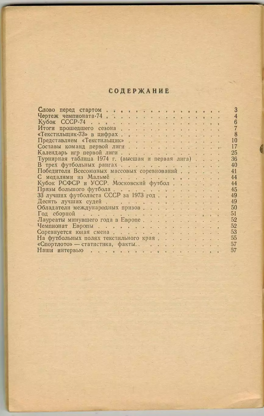 Футбол 1974 Иваново 1