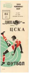 Динамо Москва – ЦСКА 24.06.1973 / История Первая встреча Динамо–ОППВ 24.06.1923