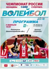 Локомотив Калининград – Протон Саратов 09.02.2019 Женские команды