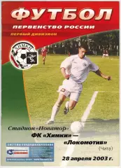 Химки – Локомотив Чита 28.04.2003