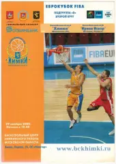 Химки – Ирони Искар Нахария Израиль 29.11.2005 Еврокубок FIBA