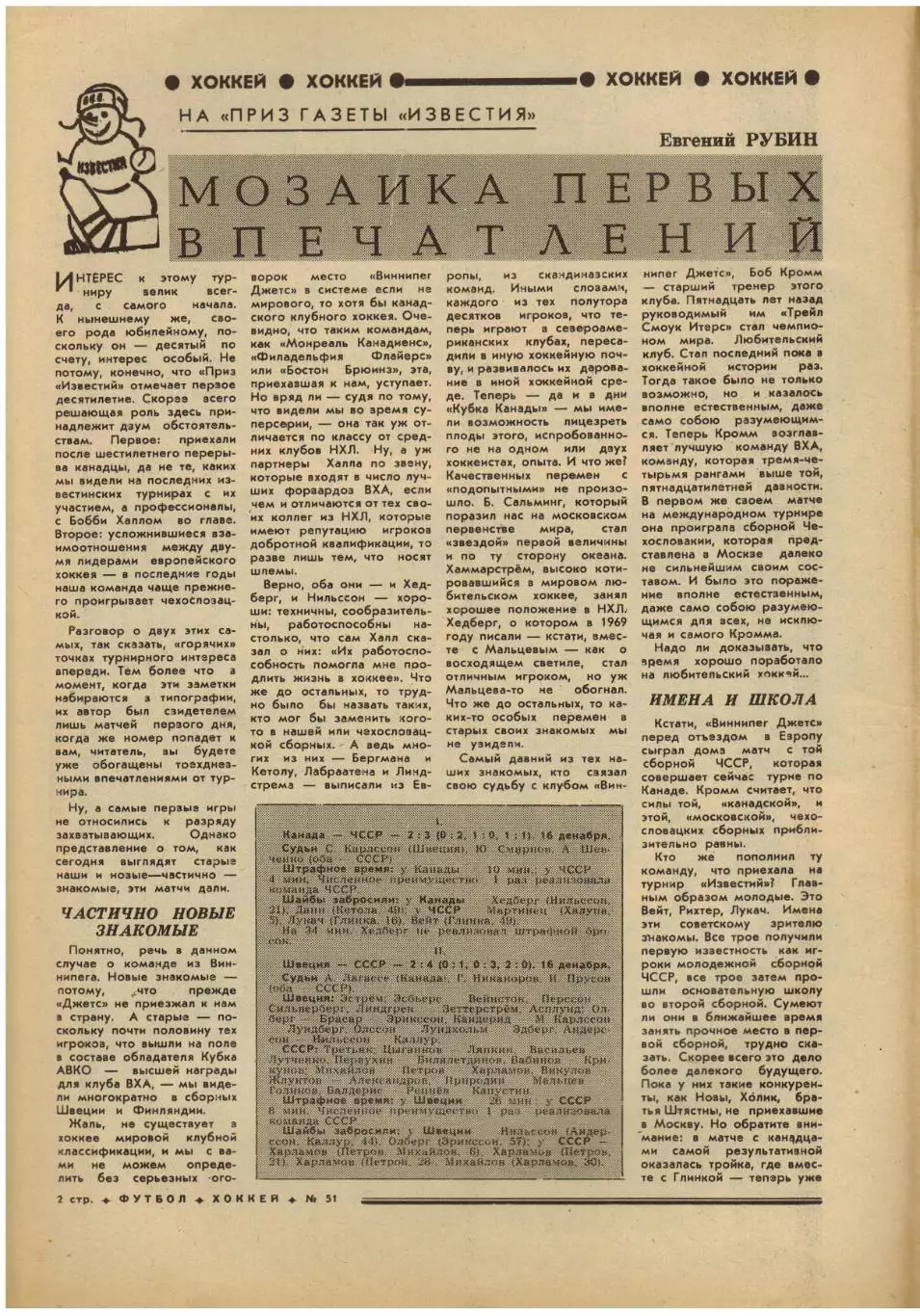 Футбол-Хоккей 1976 №51 Приз Известий.Сб.СССР в Германии 1926.ЧСХ-1963/64.Испания 1