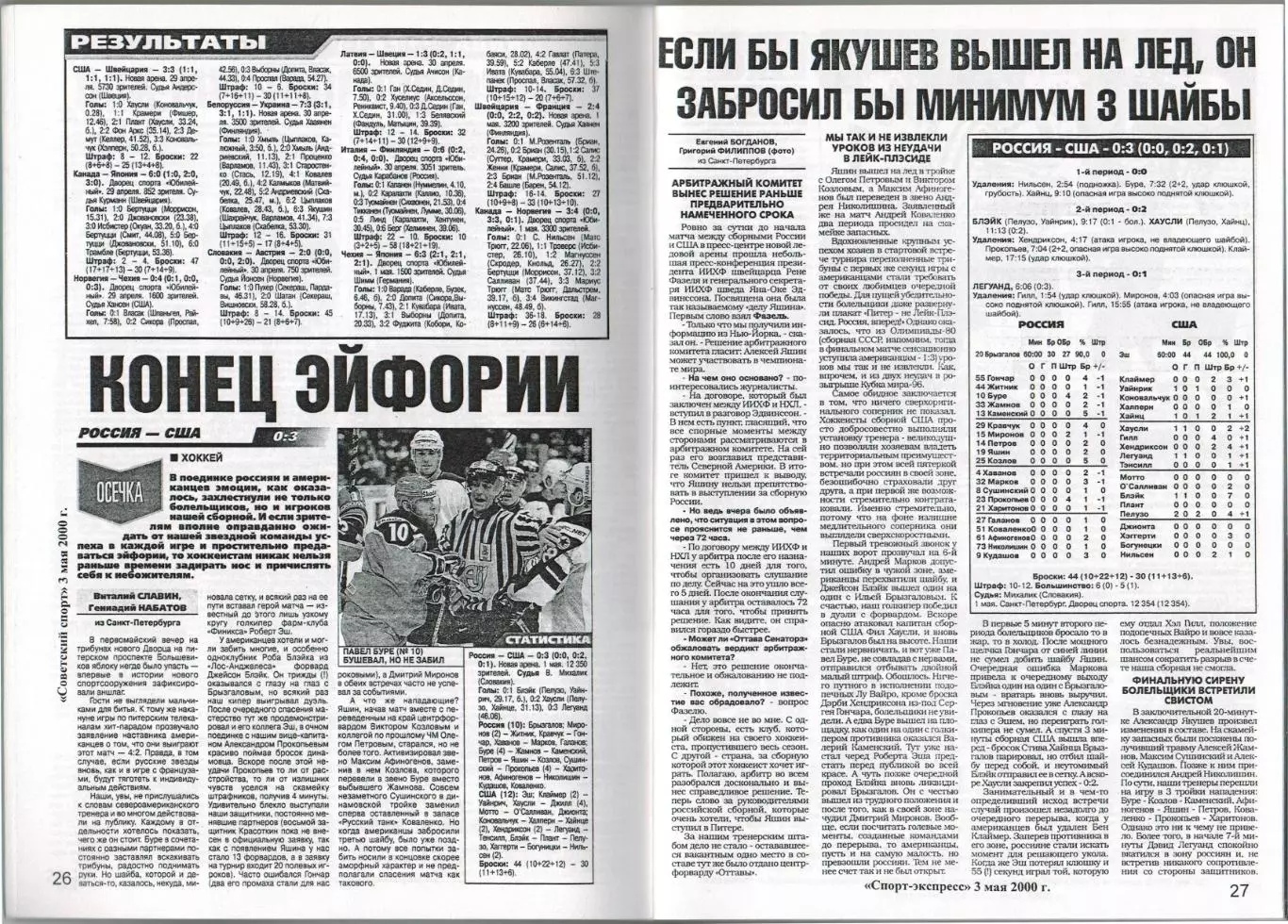 Чемпионат мира по хоккею–2000 Россия Три части (комплект) Справочник РАРИТЕТ!!! 4