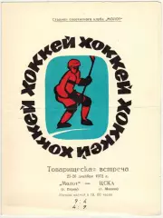 Молот Пермь – ЦСКА 25–26.12.1972 Товарищеский матч