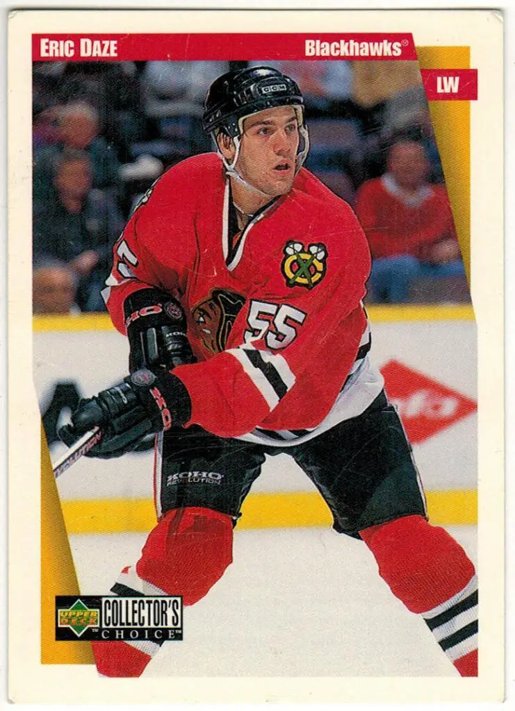 Эрик Дазе Eric Daze Чикаго Блэкхокс Chicago Blackhawks 1997-98 Upper Deck #53