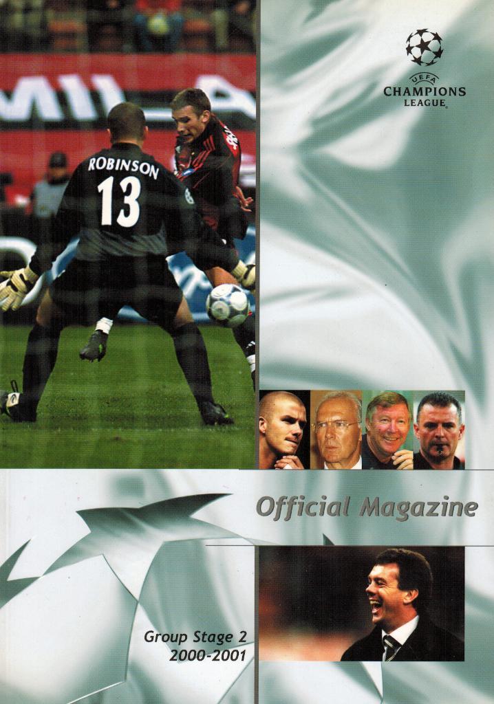 Лига чемпионов 2000-2001 Групповой этап 2 Официальный журнал UEFA Спартак Москва