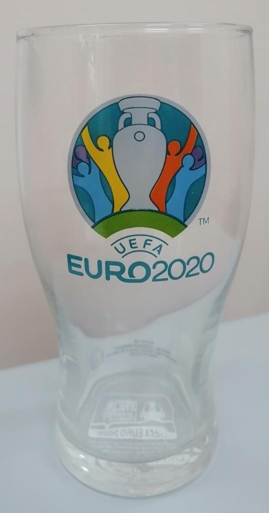 Стакан Евро Euro 2020 Официальный лицензионный продукт UEFA Made in Russia