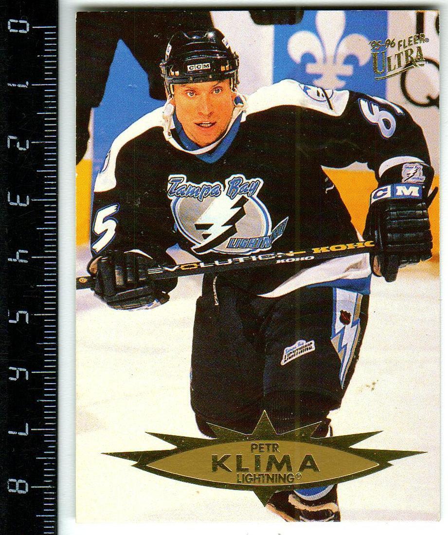Петр Клима Тампа-Бэй Лайтнинг / Petr Klima Lightning 1995-1996 NHL FLEER №153