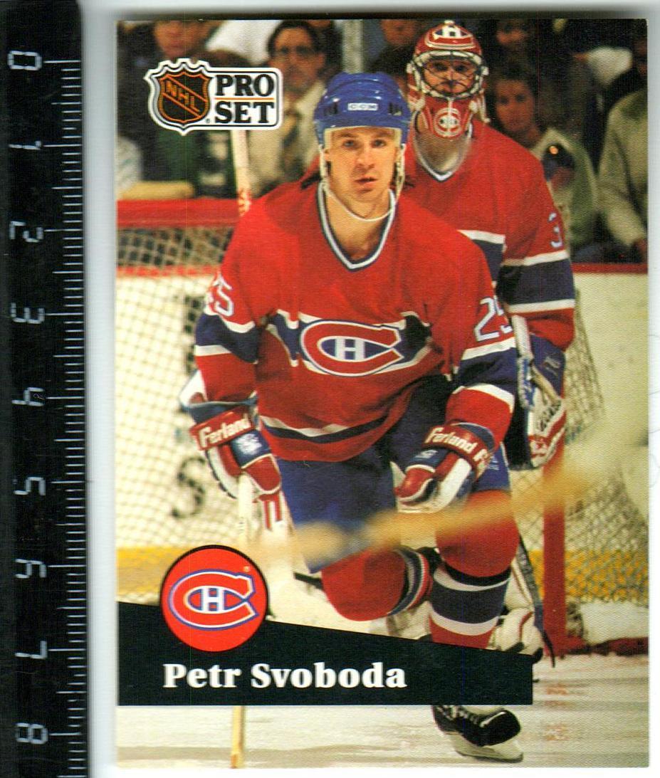 Петр Свобода / Petr Svoboda 1991 Монреаль Канадиенс / Montreal Canadiens