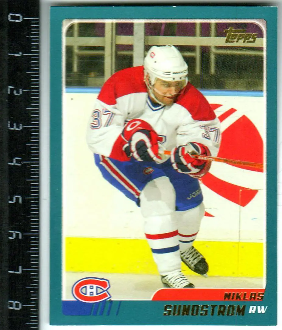 Никлас Сундстрем / Niklas Sundstrom 2004 Монреаль Канадиенс / Montreal Canadiens